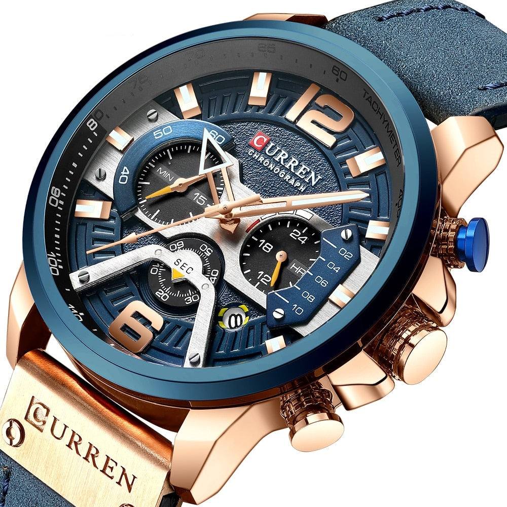 CURREN Luxury Chronograph Wrist Watch for Men - Premium Watches from Dressmycell.com - Just $43.00! Shop now at Dressmycell.com CURREN Luxury Chronograph Wrist Watch for Men - Premium Watches from Dressmycell.com - Just $43.00! Shop now at Dressmycell.com